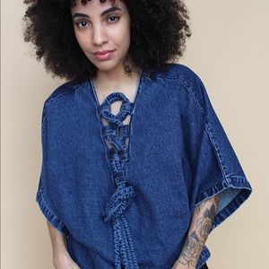 Ajaie Alaie denim top